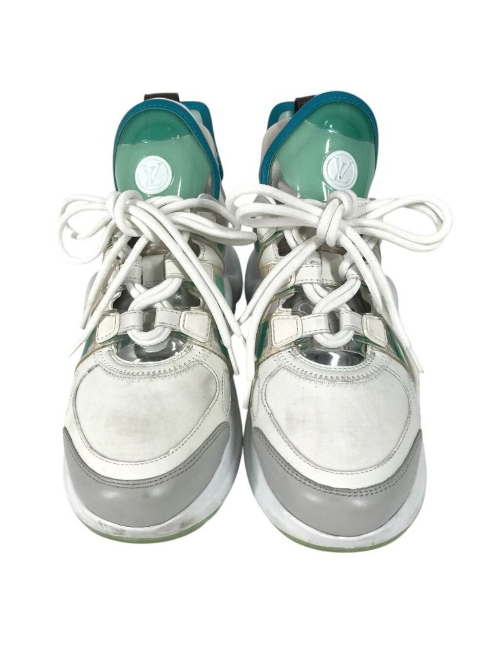 Louis Vuitton Sneakers Akrite Leather White - Picture 2 of 9